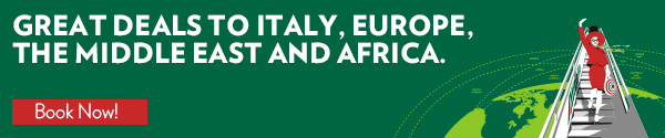 Greate Deals To Italy, Europe, The Middle East and Africa