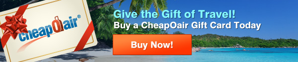 Give the Gift of Travel! Buy a CheapOair Gift Card Today