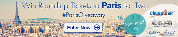 Win Roundtrip Tickets to Paris for Two