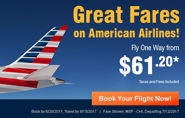 Great Fares on American Airlines!