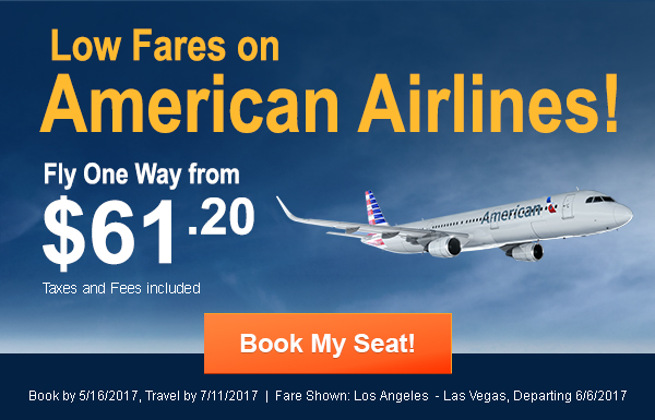 Low Fares on American Airlines!