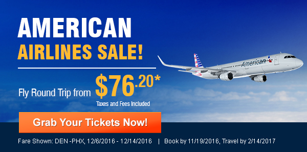 BIG American Airlines Sale!