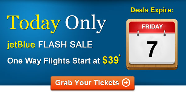 1-Day jetBlue Flash Sale!
