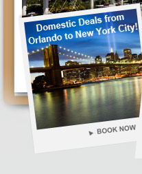 Domestic Deals from Orlando to New York City!