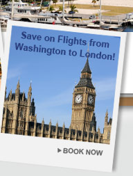 Save on Flights from Washington to London!