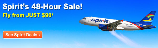 Spirit's 48-Hour Sale!