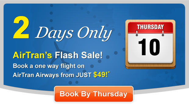 AirTran's Flash Sale!