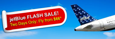 Two Days jetBlue Flash Sale: Fly from $66!*