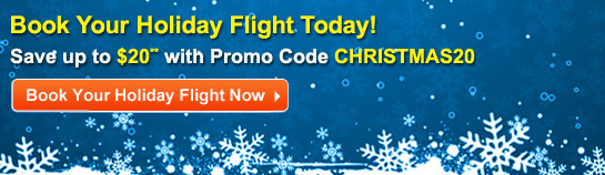 Book Your Holiday Flight Today!