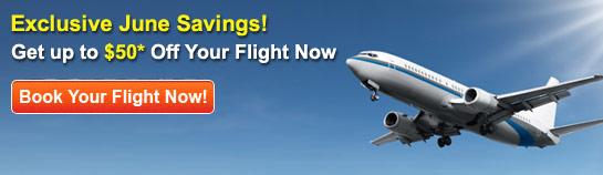 Exclusive June Savings!
Get up to $50* Off Your Flight Now
