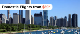 Domestic Flights from $89*